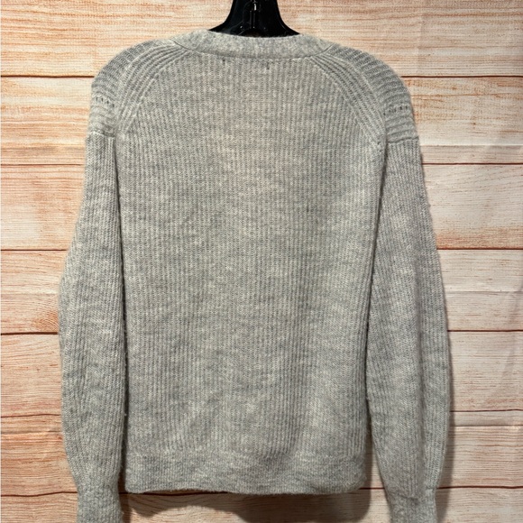 Quince Light Gray Button-Up Cardigan - Picture 2 of 3